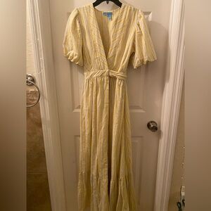Yellow Wrap Dress